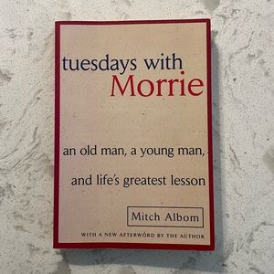 Tuesdays with Morrie by Mitch Albom - Paperback Book